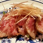 PENTHOUSE GINZA hanare: - 牛たたき