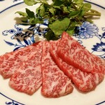 PENTHOUSE GINZA hanare: - 牛刺身