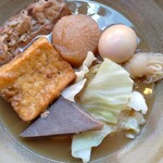 鶏だしおでん時々 set menu meal 雷田 - おでん