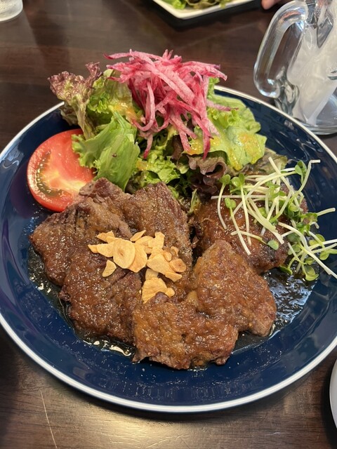 カミタナカベースダイナー（KAMITANAKA BASE DINER） - 不動の沢（ハンバーグ）の写真