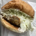 海ほおずき - 勝つお（鰹）バーガー　¥500