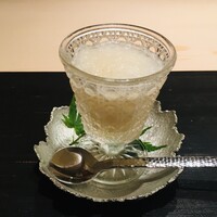 銀座 よし澤 - 自家製梅ジュースのみぞれ