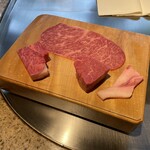 ステーキ懐石都 春日 - お肉
