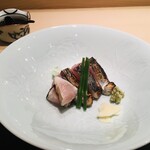 銀座 よし澤 - 鰆の藁焼き