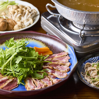 数種の鴨を食べ比べ