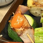 雲仙 - ズッキーニベーコン黄身酢？