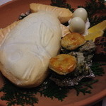 旅亭半水廬 - 特別料理：鯛塩釜焼