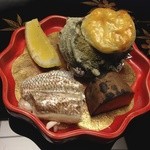 旅亭半水廬 - 鯛塩釜焼・栄螺・焼芋
