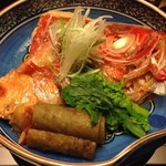 旅亭半水廬 - 焚合：金目鯛煮付・菜種・牛蒡・針葱