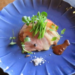 徳山鮓 - 猪のロースト　えごまみそ