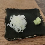 手打ち蕎麦 こはし - 薬味