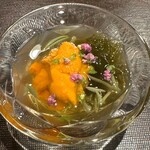 鮨菜 和喜智 - 利尻　馬糞ウニ　ジュンサイ　函館　もずく