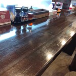 麺工房 華みずき - カウンター席