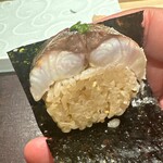 鮨菜 和喜智 - 鯵の棒鮨