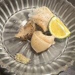 鮨菜 和喜智 - つぶ貝　昆布塩