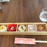 つるよし料理店 - 前菜五品