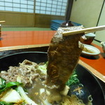 金谷 - 肉を取り上げてみて