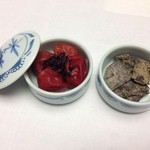 旅亭半水廬 - 梅干し・塩昆布