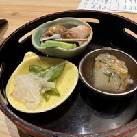 梅田 鮨割烹のの - お通し