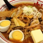 蒙古タンメン中本 - 五目味噌タンメン＋バター