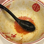 蒙古タンメン中本 - 完飲完食です！！