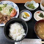 ぶどうの樹 - しょうが焼き定食1,200円