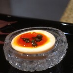 日本料理 幸庵 - 煮玉子の実山椒風味