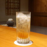 日本料理 幸庵 - 自家製梅酒ソーダ割り