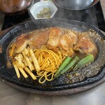 角屋食堂 - コチラから相方の鉄板