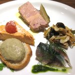 イルモンドピッコロ - (09/10夜)前菜盛り合せ（680円）