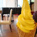 北菓楼 砂川本店 - かぼちゃソフトクリーム