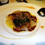 真鯛のこぶ〆カルパッチョ