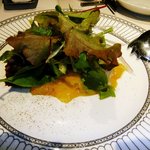 みょうがとシソの生くらげマスタード和え