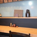 うなぎ乃助 - 店内カウンター席