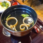 うなぎ乃助 - お吸い物のアップ
