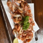 別館山田 - 川海老素揚げ。これもまた、おつなんです。