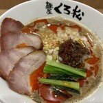 麺屋くろ松 - 担々麺（＋炭焼きチャーシュー）