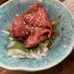 焼き鳥・肉刺し すみか - 鳥レバーの…なんだっけ？