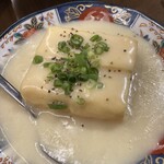 焼き鳥・肉刺し すみか - だし巻き卵 チーズソース（カルボナーラみたいな味）