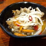 味処 とっくり - 鯵とタマネギの南蛮漬け