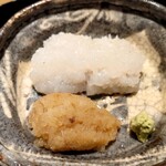 富小路 やま岸 - 淡路の刈谷の鱧の焼き霜