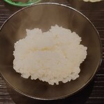 富小路 やま岸 - 白ご飯
