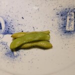 富小路 やま岸 - 浸けた枝豆