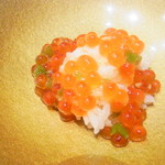 いくら葉わさび和え