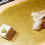 まんてん鮨 - すみいかのげそ&湯葉豆腐