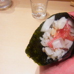 まんてん鮨 - たまねぎとろ巻