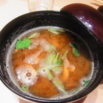 まんてん鮨 - 桜海老の味噌汁