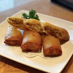 中国料理 敦煌 - ふかひれ入り五目春巻き