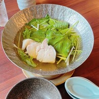 日本料理　花木鳥 - お鍋〜信玄鶏美味しい