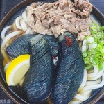 麺紡 - なす肉ぶっかけ